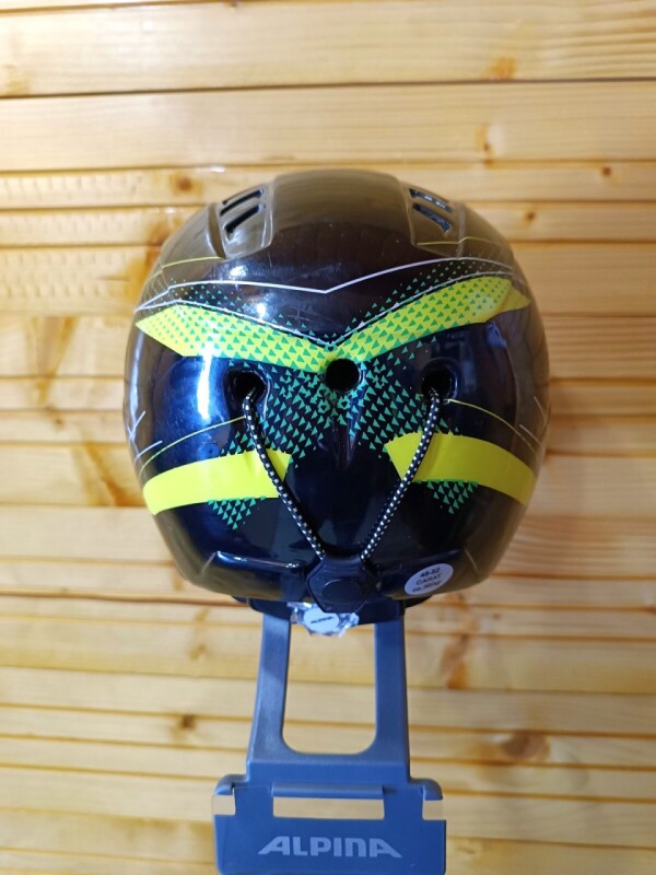 PRILBA ALPINA CARAT BLACK-YELLOW 48-52CM